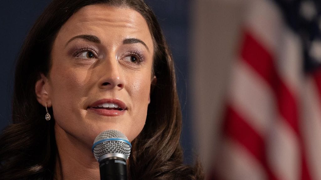 Valkoisen talon entinen avustaja Cassidy Hutchinson helmikuussa 2024.