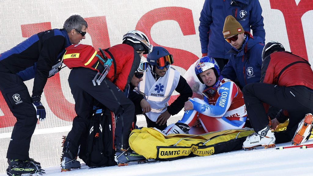 Alexis Pinturault laski rajusti ulos Kitzbühelin super-g:ssä.