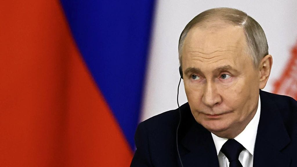 Venäjän presidentti Vladimir Putin Moskovassa 17. tammikuuta.