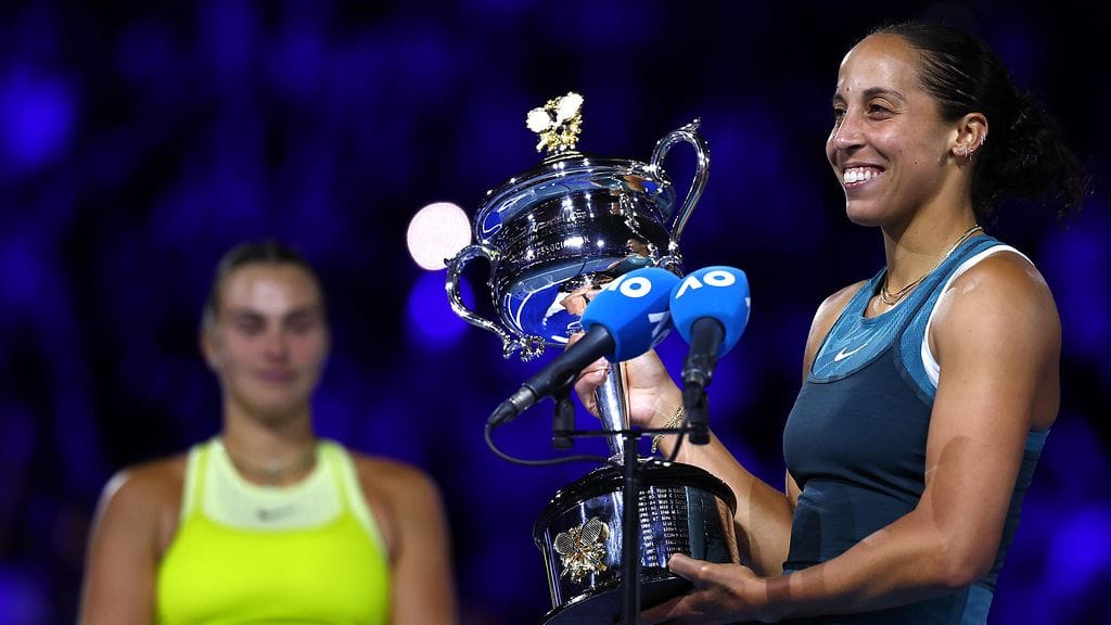 Yhdysvaltain Madison Keys kukisti tenniksen Australian avoimien naisten kaksinpelin loppuottelussa Aryna Sabalenkan.