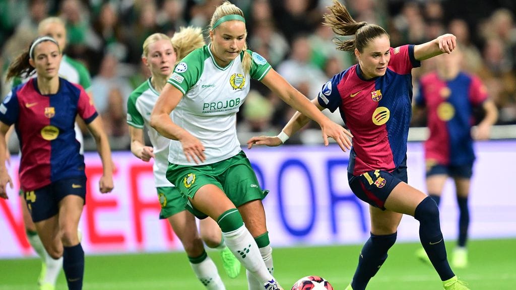 Eva Nyström nähtiin joulukuussa tositoimissa Barcelonaa vastaan.