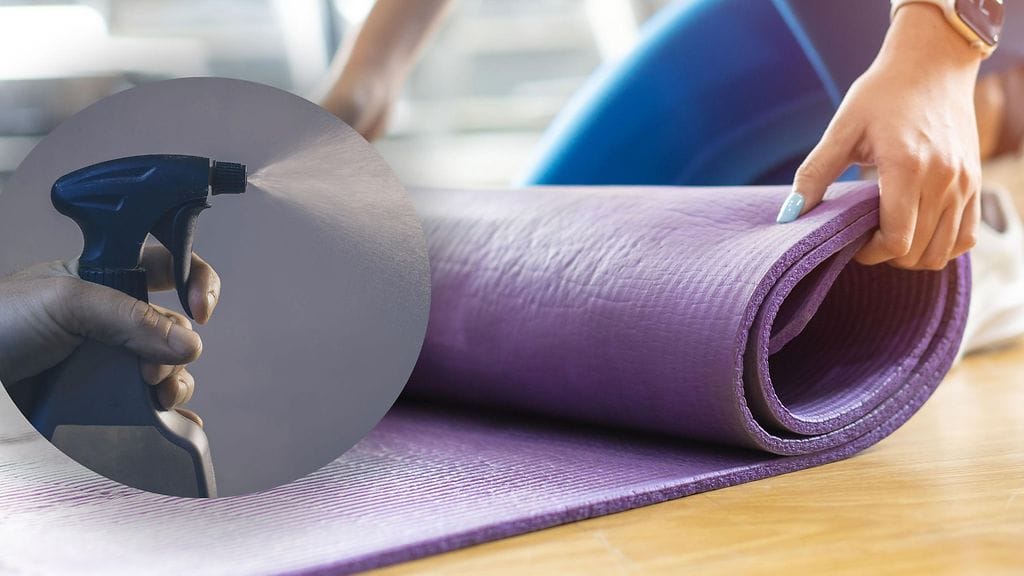 Kuolleet ihosolut, hiki ja muut eritteet jäävät jumppamattoon kiinni.