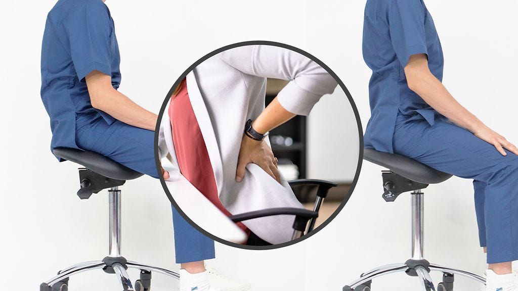 Niin satulatuolissa kuin tavallisessa säädettävässä toimistoistuimessa ovat omat hyvät puolensa.