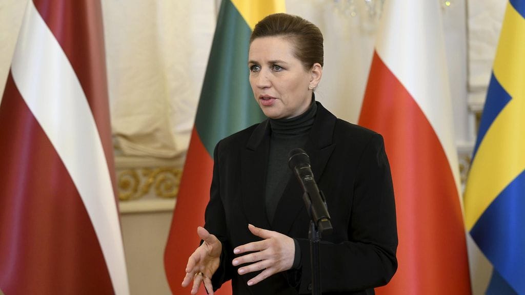 Tanskan pääministeri Mette Frederiksen tapasi Itämeren Nato-maita ja puolustusliiton pääsihteerin Helsingissä 14. tammikuuta.