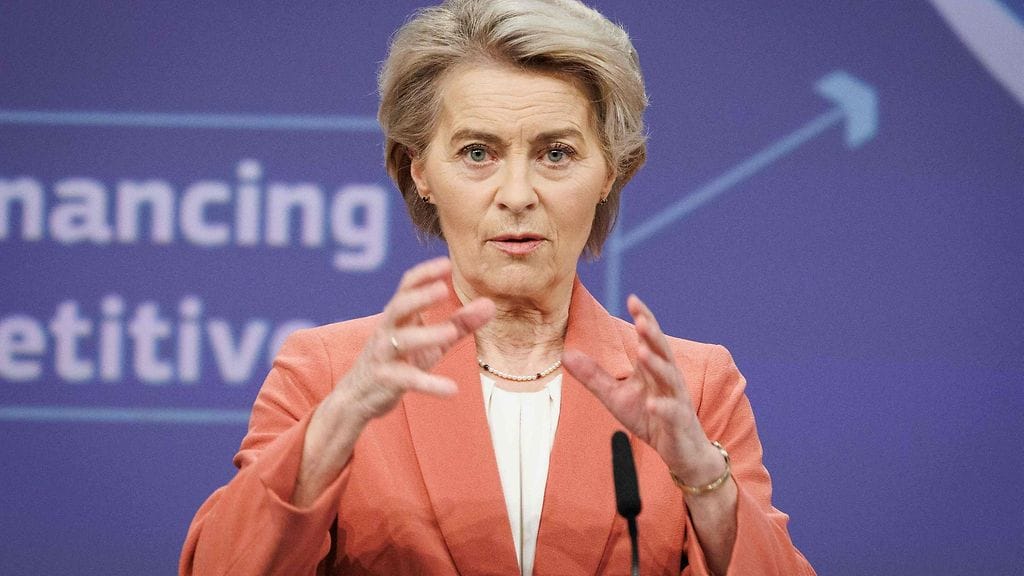 Komission Ursula von der Leyen taas vakuutti keskiviikkona, että ilmastotavoitteista pidetään kiinni.