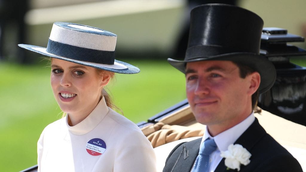 Prinsessa Eugenie ja Edoardo Mapelli Mozzi.