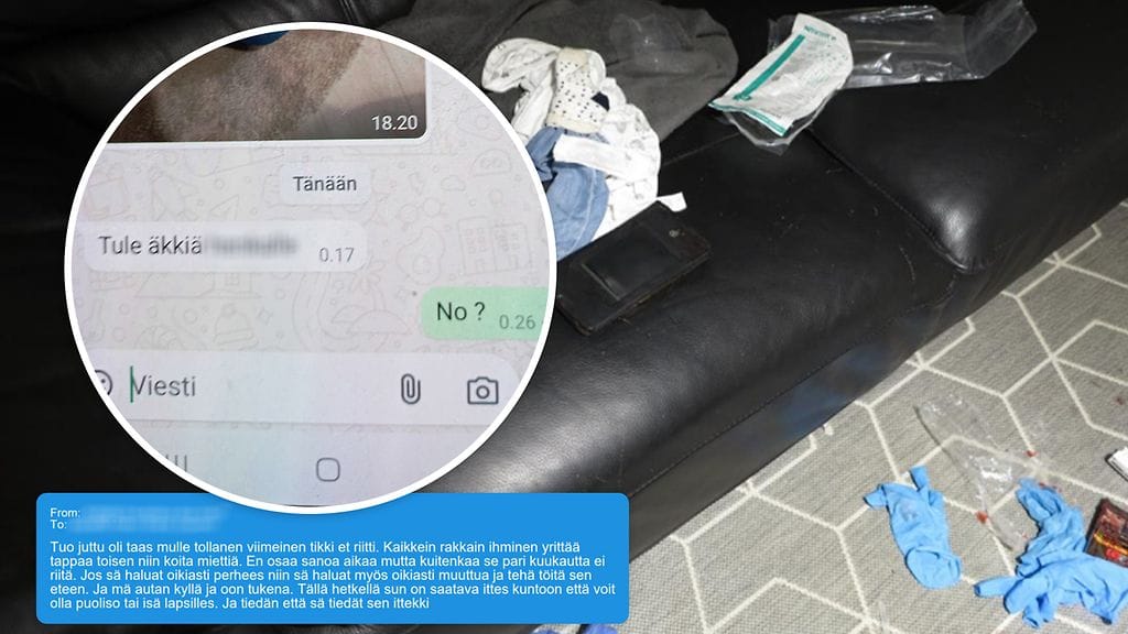 Nainen oli lähettänyt anopilleen Whatsapp-viestin hetki ennen henkirikosta.