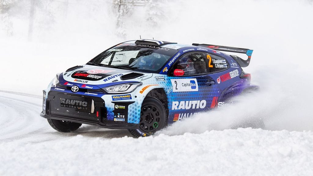 Tuukka Kauppinen ja Sebastian Virtanen tekivät rallin SM-kauden avauksessa melkoisen paukun.