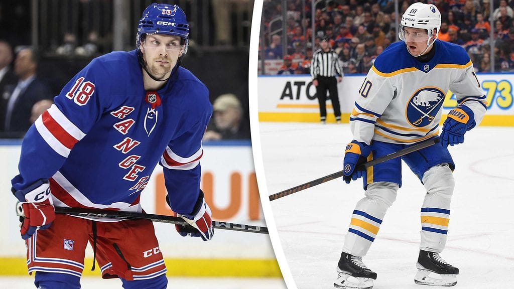 New York Rangersin Urho Vaakanainen ja Buffalo Sabresin Henri Jokiharju nähdään leijonapaidassa helmikuun 4 Nations Face-Off -turnauksessa.