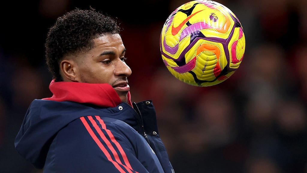 Marcus Rashford on taas Manchester Unitedin mies.