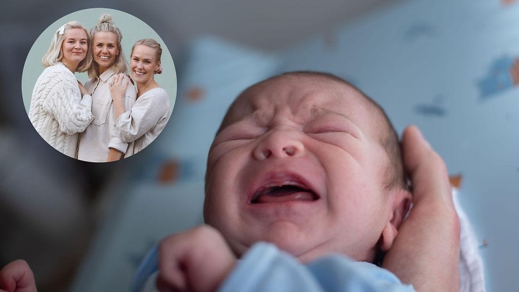 Pikkukuvassa Vauvan unen arvoitus -teoksen kirjoittaneet Reetta Isotalus, Tiia Finne ja Sofia Berg.