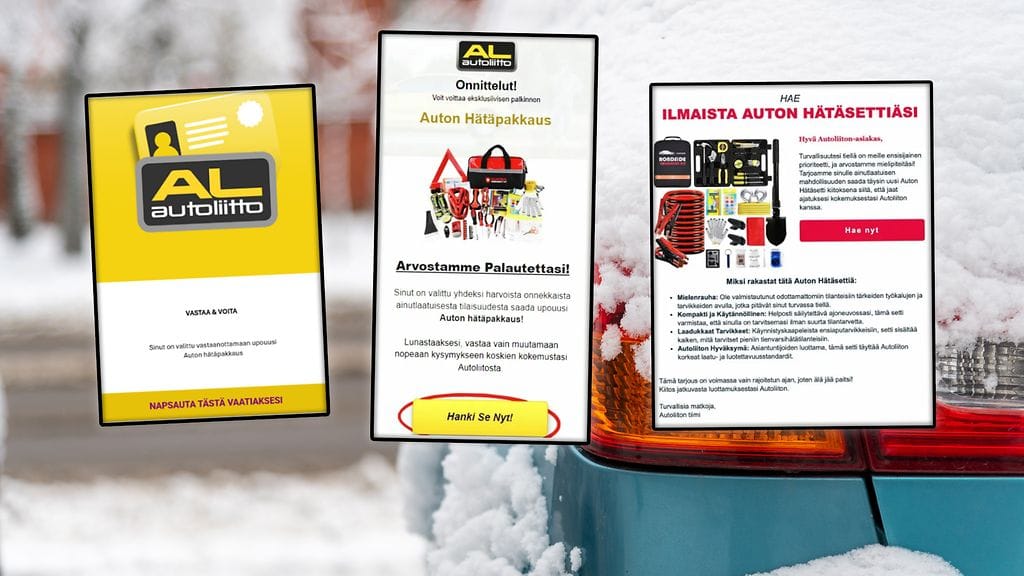 Autoliiton nimissä lähetellään kolmenlaista viestiä.