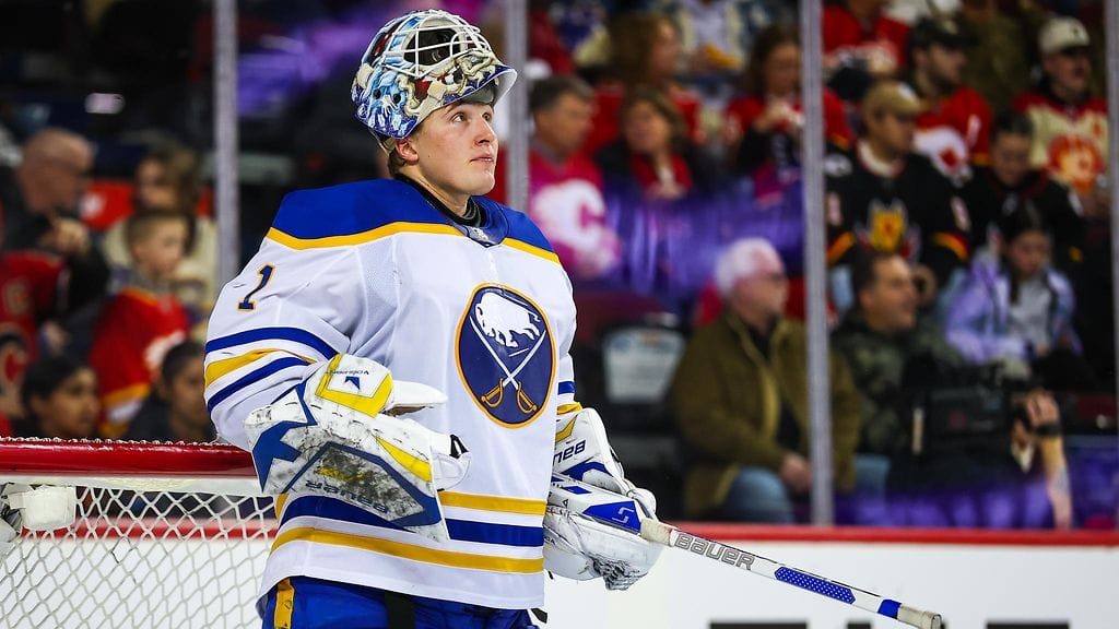 Ukko-Pekka Luukkonen loukkaantui tiistaina Buffalon aamujäillä.