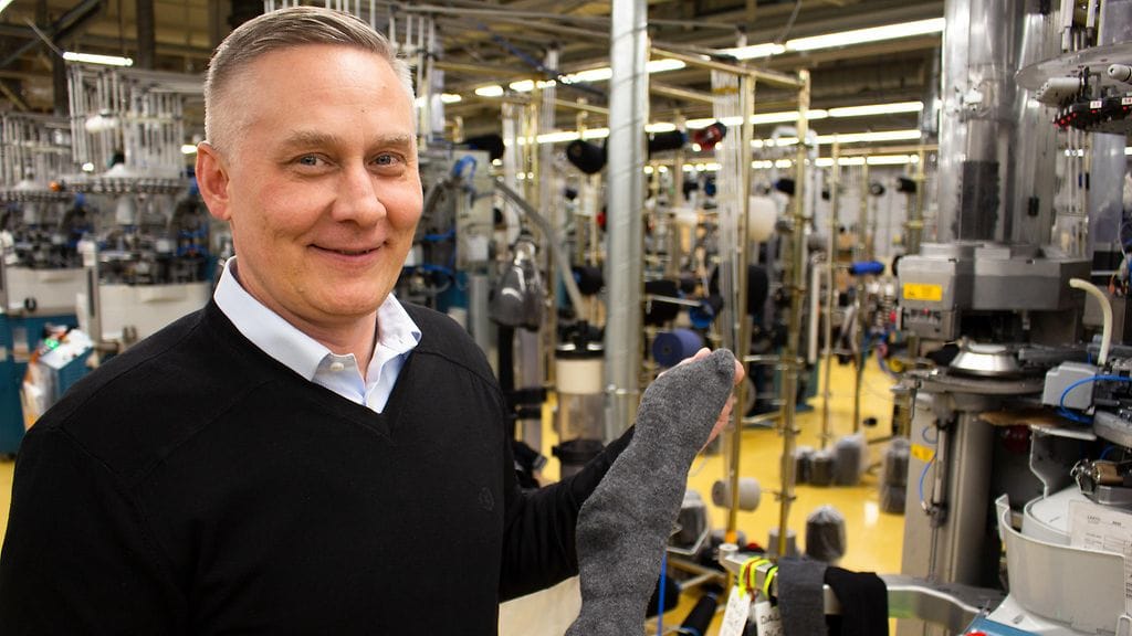 Sukkamestarit Oy:n toimitusjohtaja Jussi Koskinen iloitsee jättisopimuksesta Tanskan puolustusvoimien kanssa