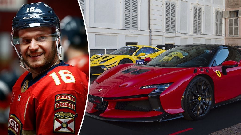Aleksander Barkov kertoi Ferrari-aiheisesta tempauksesta Florida Panthersissa.