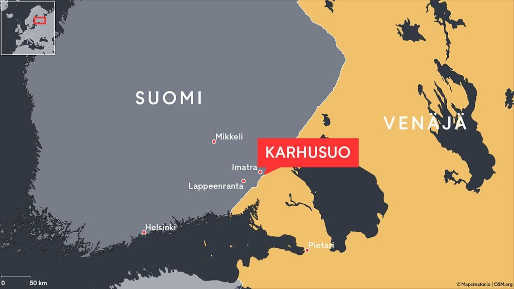 Alaikäinen ylitti itärajan Imatran Karhusuolla. Ylityksestä on kulunut jo viikko, eikä häntä ole vielä saatu takaisin Venäjän viranomaisilta.