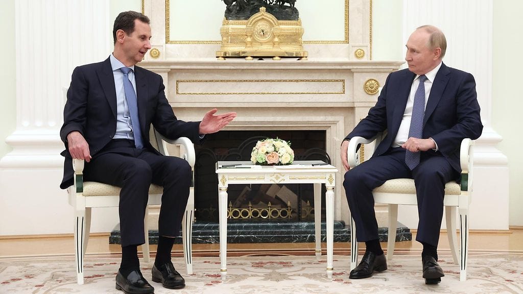Syyrian ex-presidentti Bashar al-Assad ja Venäjän presidentti Vladimir Putin tapasivat Moskovassa viime heinäkuussa.