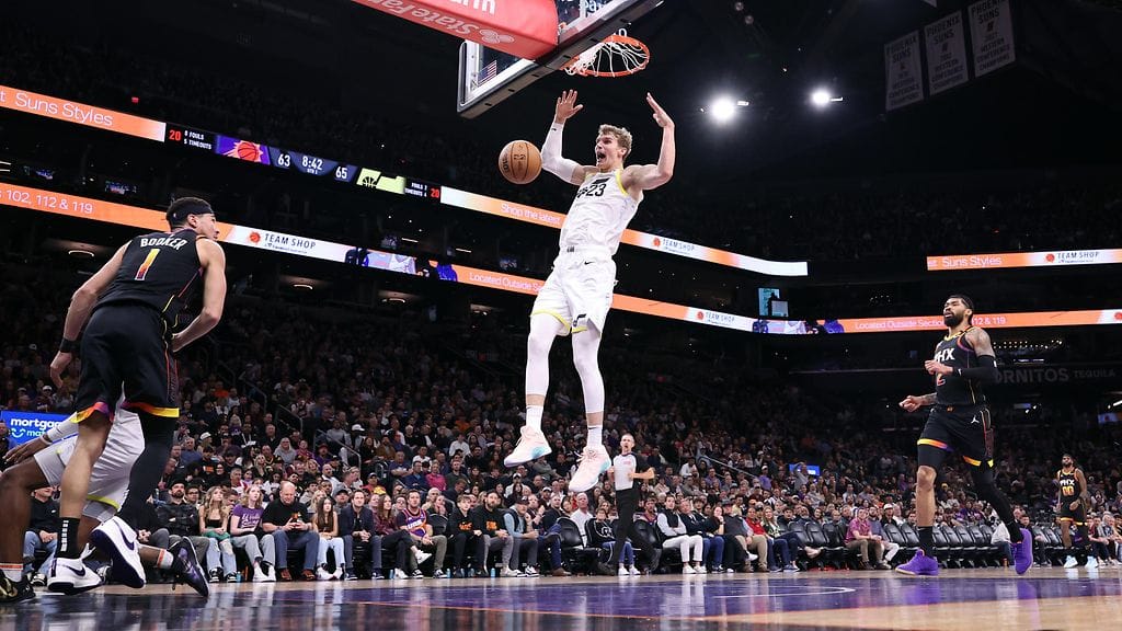 Lauri Markkanen liisi korkealla, mutta sekään ei Utah Jazzia pelastanut.