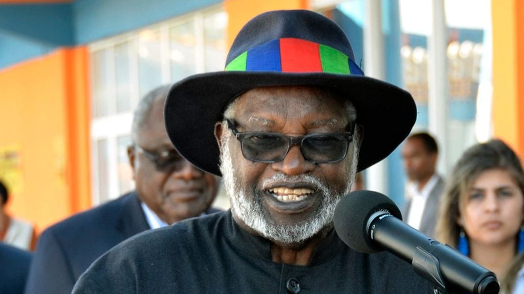 Namibian entinen presidentti Sam Nujoma