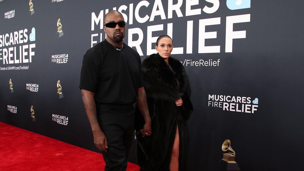 Kuvassa Kanye West kumppaninsa Bianca Censorin kanssa.