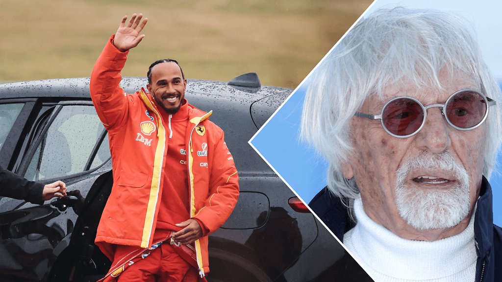 Bernie Ecclestone (oik.) kritisoi voimakkaasti Lewis Hamiltonia.