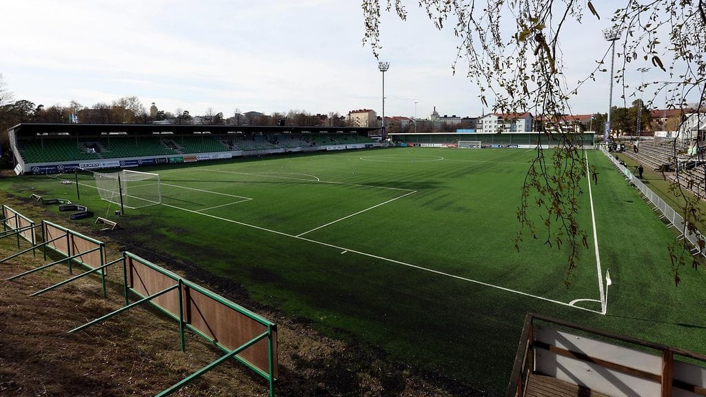 Kuva KTP:n kotistadionilta, Arto Tolsa Areenalta.