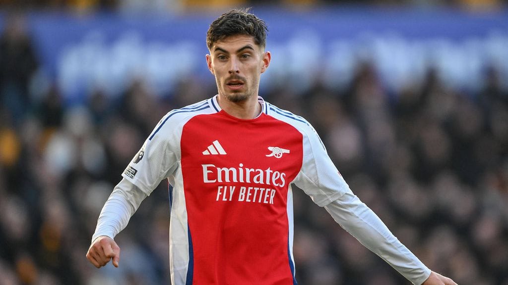 Kai Havertz, 25, joutuu loppukaudeksi sivuun takareisivamman vuoksi.