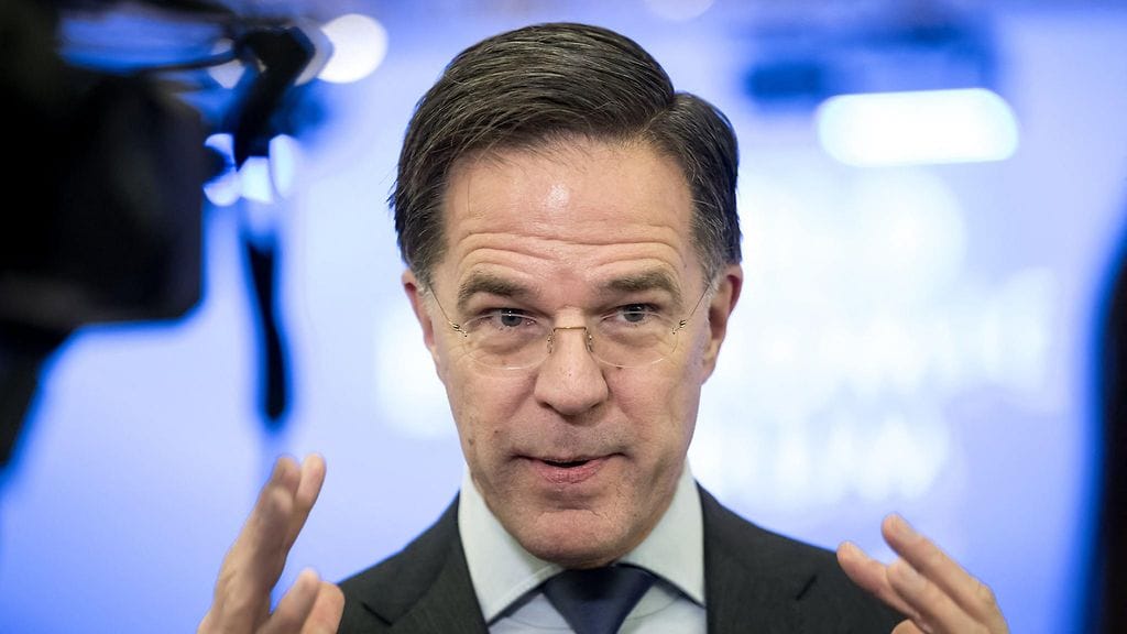 Naton pääsihteeri Mark Rutte 23. tammikuuta.