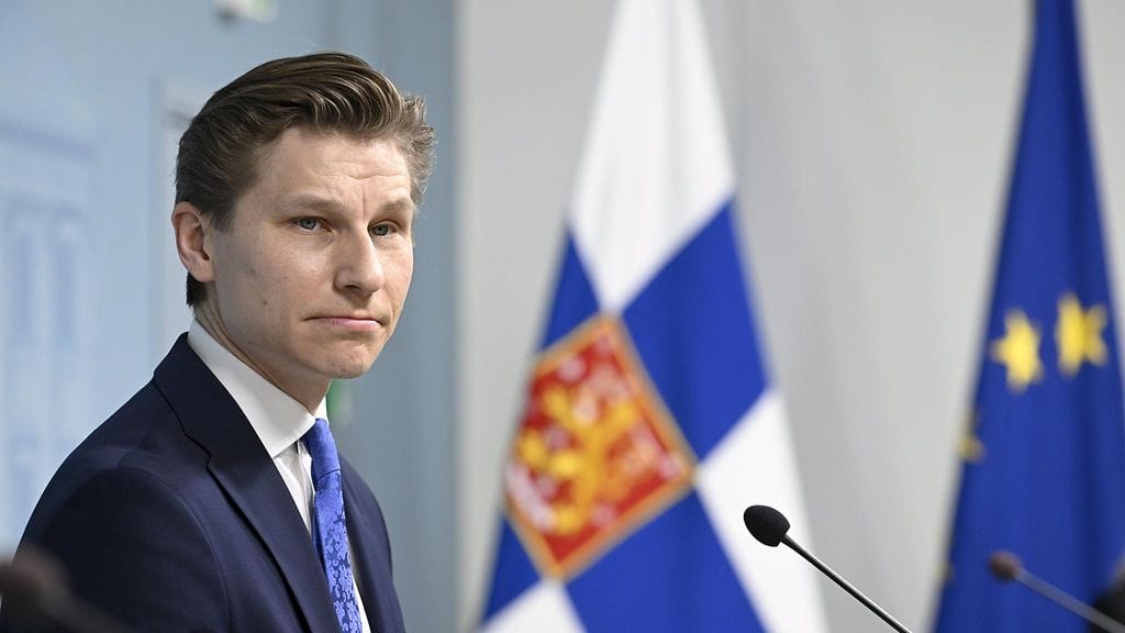 Puolustusministeri Antti Häkkänen 6. helmikuuta.