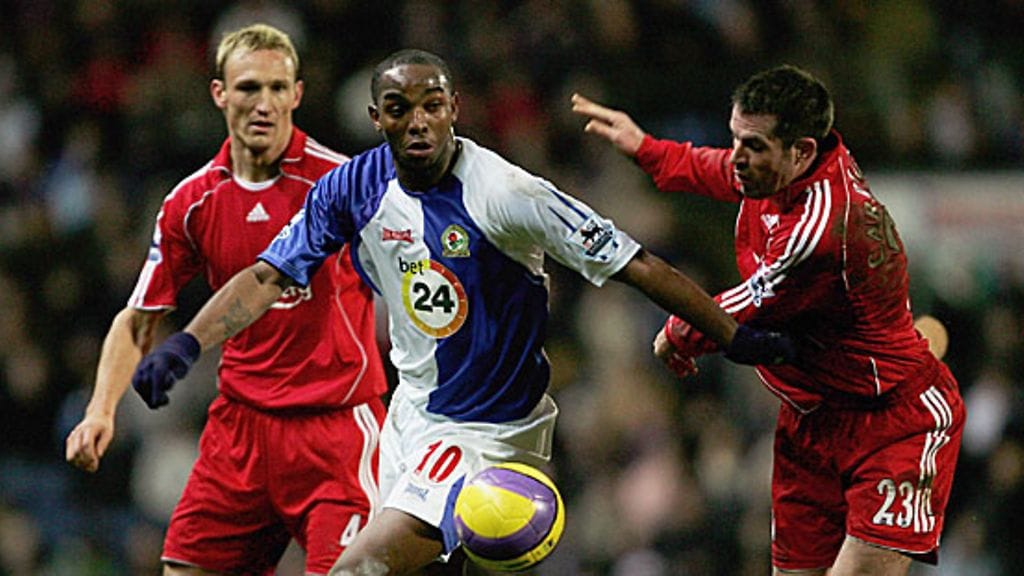 Sami Hyypiä, Benni McCarthy, Jamie Carragher, kuva:Getty/Bryn Lennon
