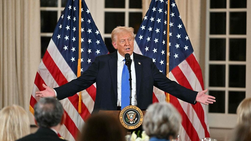 Yhdysvaltojen presidentti Donald Trump 7. helmikuuta Floridassa.