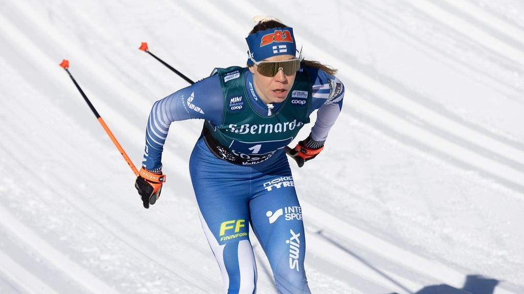 Jasmi Joensuun vahva sprinttivire on saanut jatkoa Falunissa.