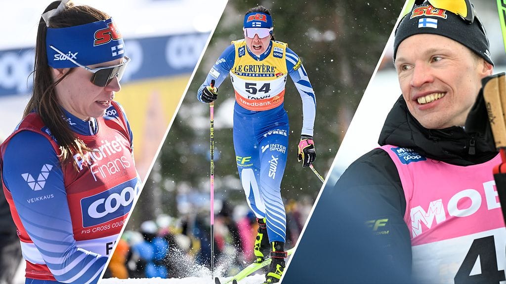 Jasmi Joensuu, Kerttu Niskanen ja Iivo Niskanen ovat Suomen suurimmat mitalitoivot hiihdon MM-kisoihin Trondheimiin.