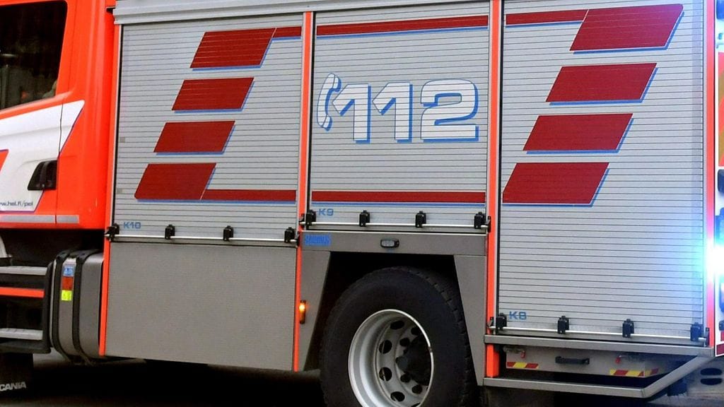 Tulipalossa Enossa menehtyi yksi ihminen. Kuvituskuva.