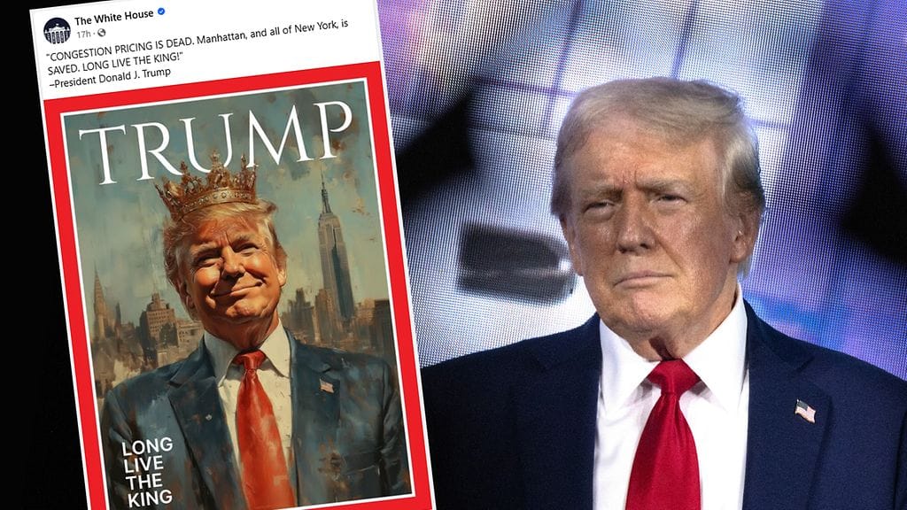 Yhdysvaltain presidentti Donald Trump vertaa itseään kuninkaaseen sosiaalisessa mediassa