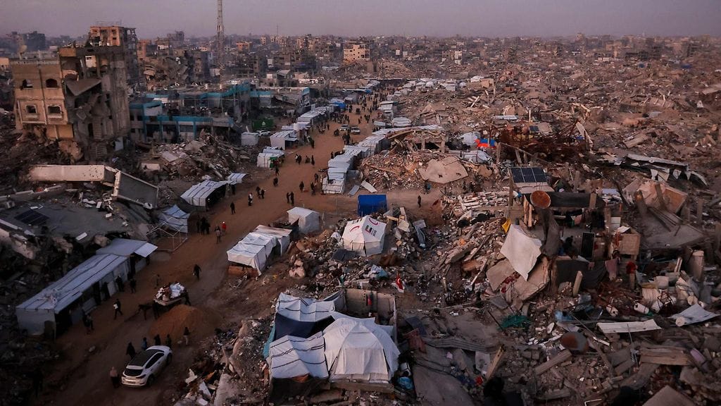 Gazan kaistan Jabalia 18. helmikuuta.