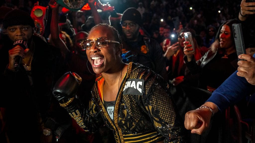 Claressa Shields voitti Danielle Perkinsin 2. helmikuuta käydyssä ottelussa.