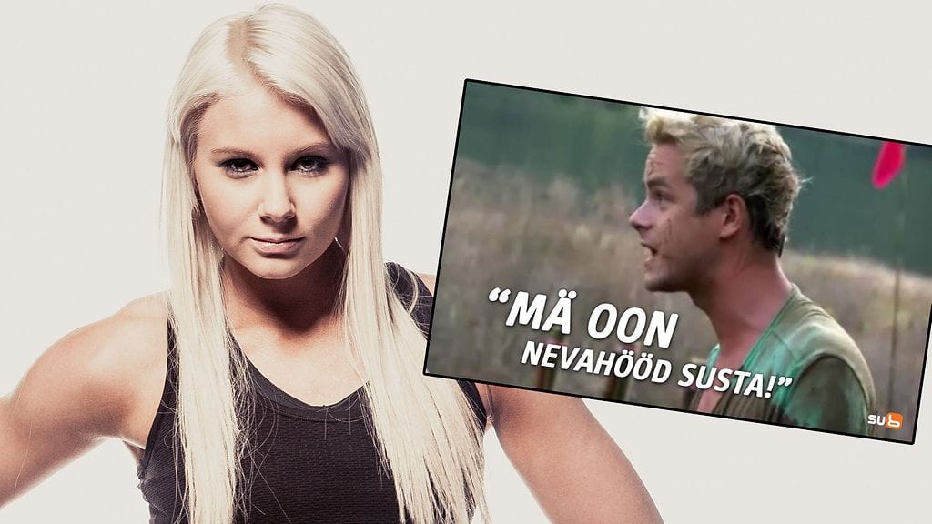 Emmi Lehtomaa ja Niko Saarinen nähtiin Viidakon tähtöset -ohjelmassa.