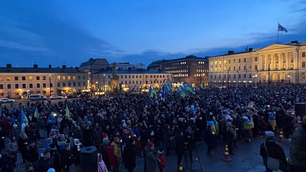 Valoa Ukrainaan -tapahtuma 24. helmikuuta 2025