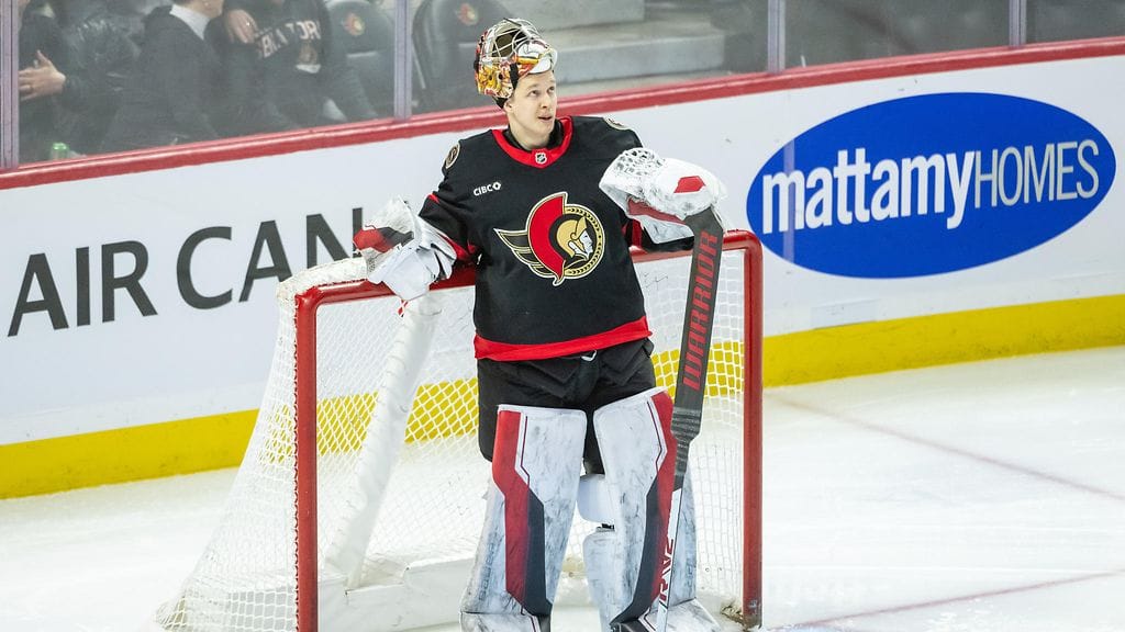 Leevi Meriläinen loukkaantui yön AHL-kierroksella.