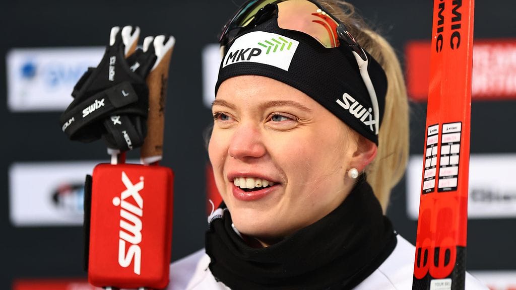 Amanda Saarella on edessään arvokisadebyytti Trondheimissa sprintissä.