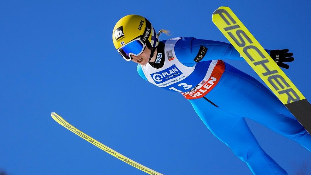 Julia Kykkänen on jo mäkihypyn arvokisakonkari.