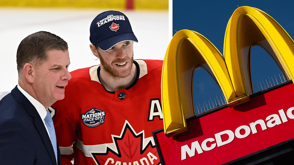 Connor McDavid sai erityisen kunnianosoituksen McDonald'silta.