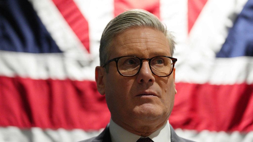 Britannian pääministeri Keir Starmer. Kuvituskuva.