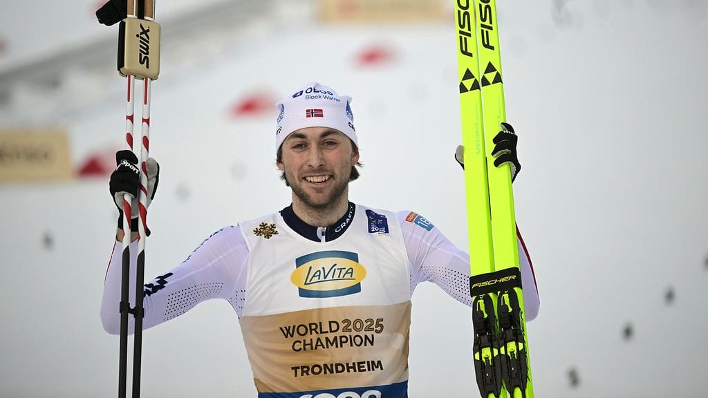 Jarl Magnus Riiber oli maailmanmestaruuksia jo paljon kahminut, mutta nyt tuli ensimmäinen kotimaa Norjassa voitettu henkilökohtainen MM-kulta.