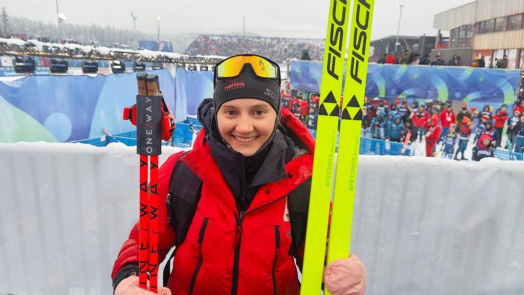 Kanadalainen Sonjaa Schmidt on kilpailemassa Trondheimin MM-kisoissa vielä ainakin naisten viestissä perjantaina.