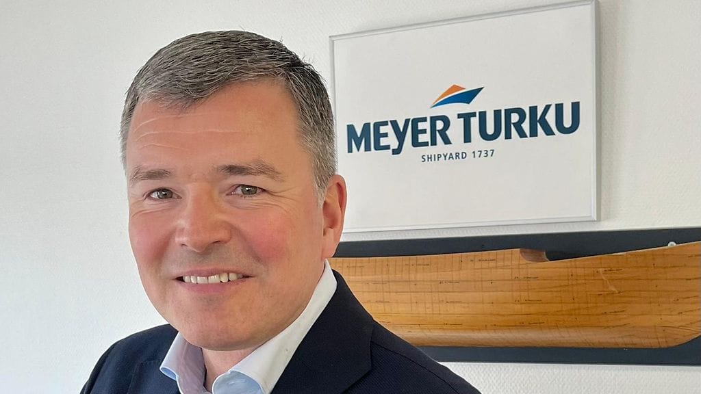 Casimir Lindholm on nimitetty Meyer Turku Oy:n uudeksi toimitusjohtajaksi.