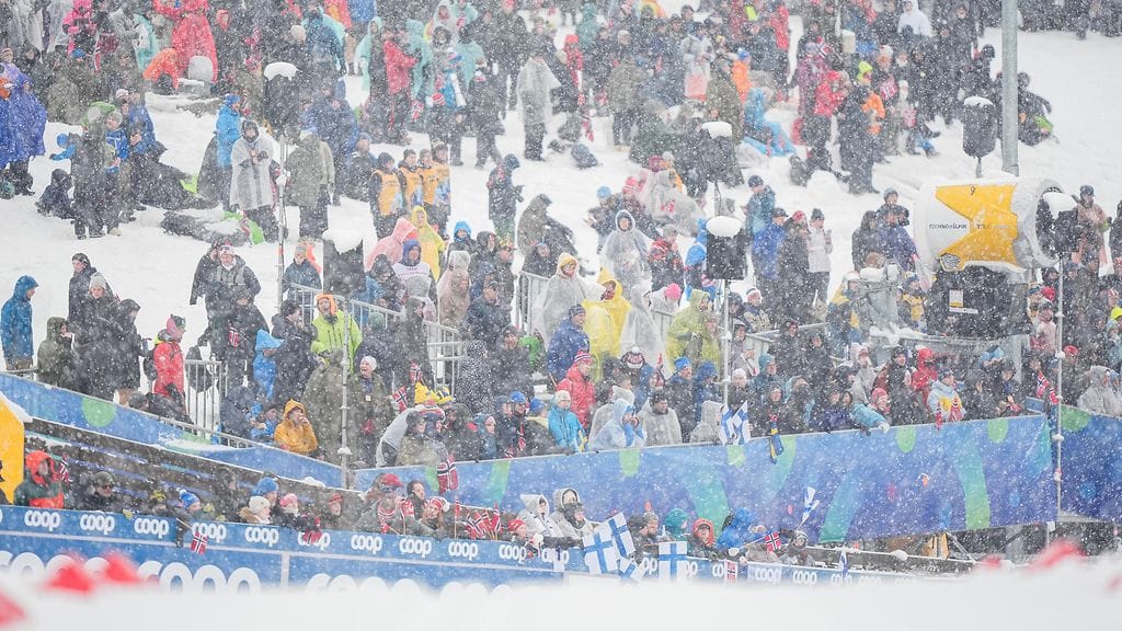 Trondheimin MM-hiihtoja on käyty viime päivinä märissä olosuhteissa.