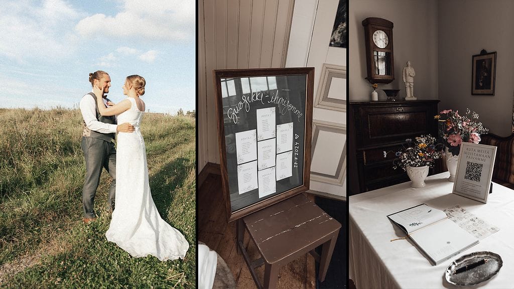 Marjukka ja Patrik juhlivat häitään viime kesänä. Päivä oli ikimuistoinen.