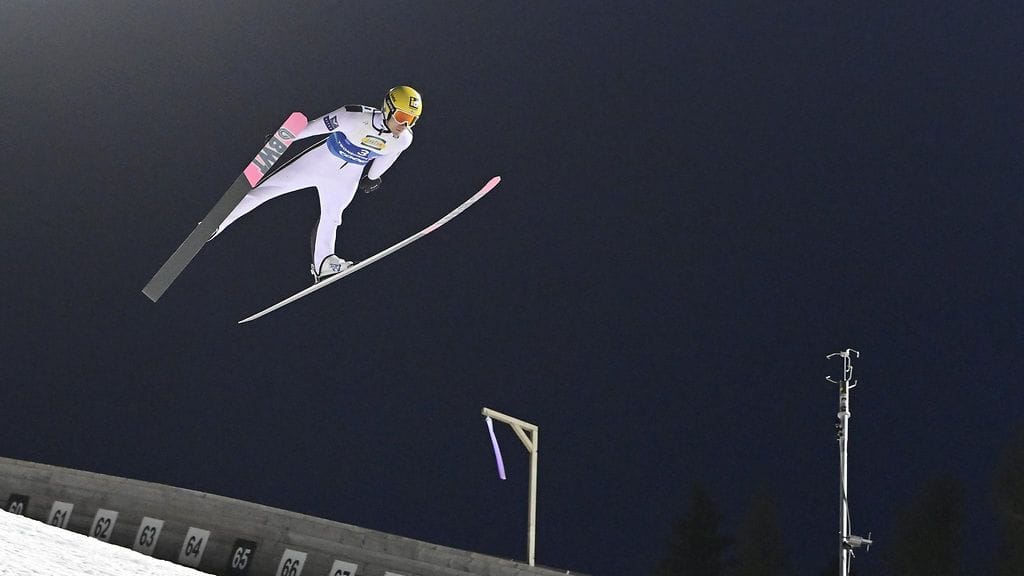 Antti Aalto hyppäsi toisella kierroksella suomalaisista pisimmälle, 129,5 metriin.